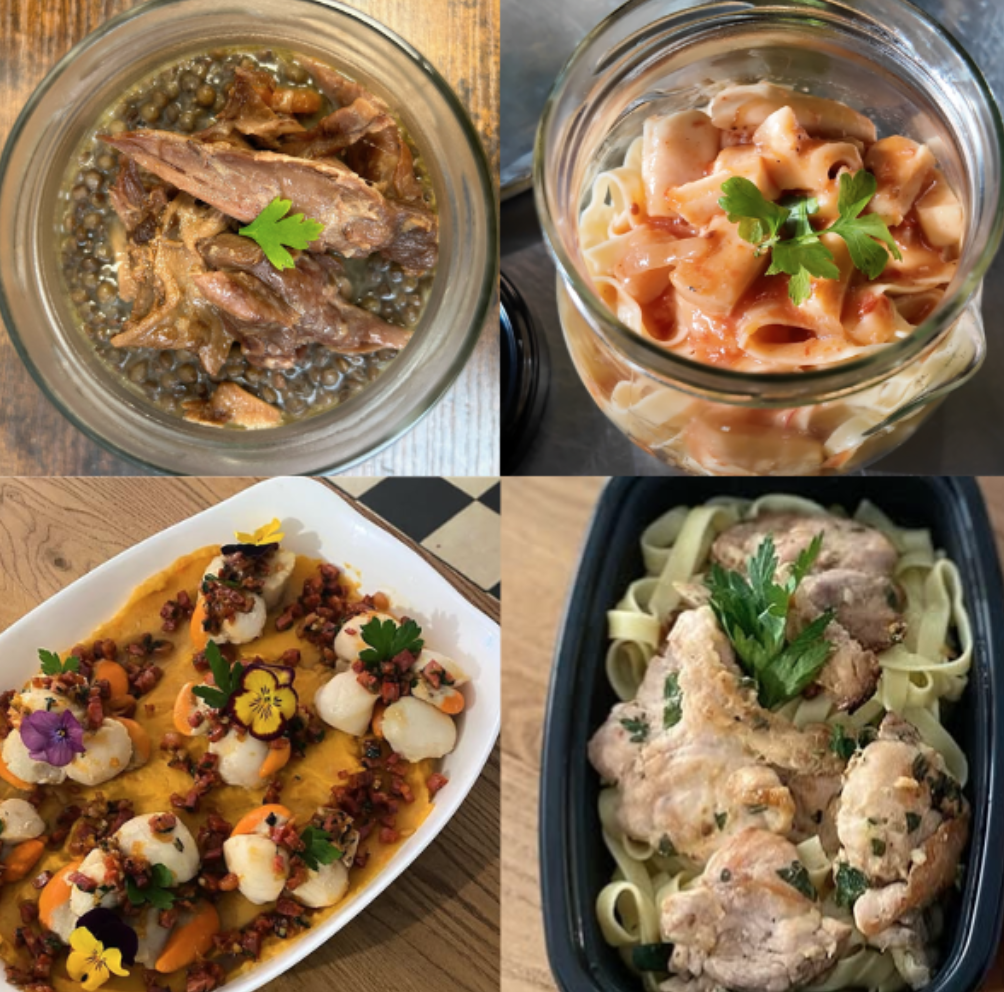 Vendredi - Filet mignon de porc aux champignons avec des spaghettis