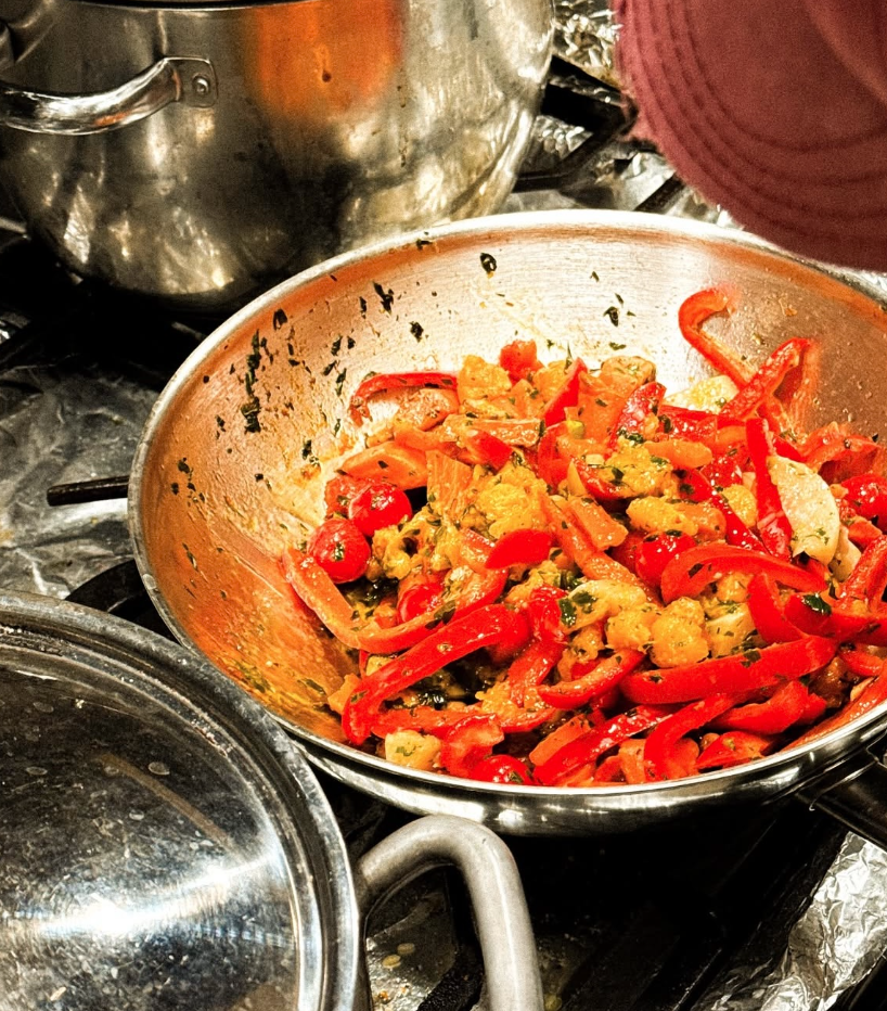 Vendredi - Sauté de veau façon osso-buco accompagné de tagliatelles