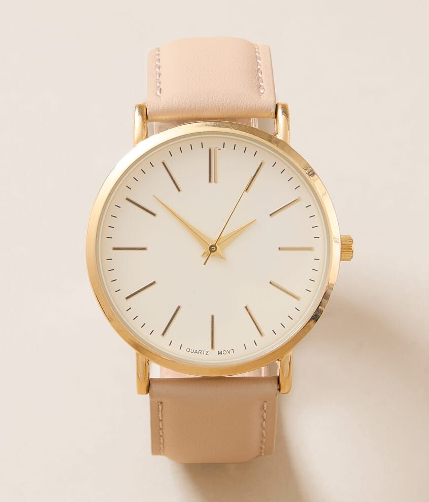 Minimalist Gold Quartz Watch