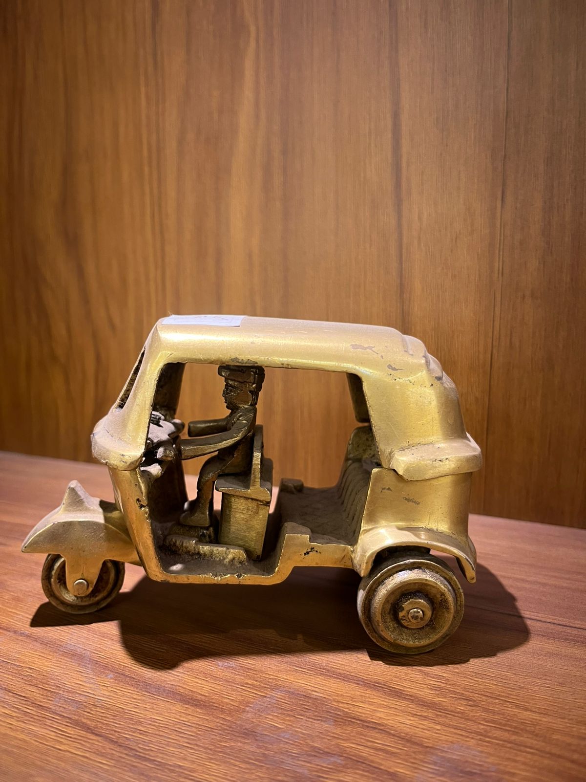 Brass Auto Rickshaw Figurine