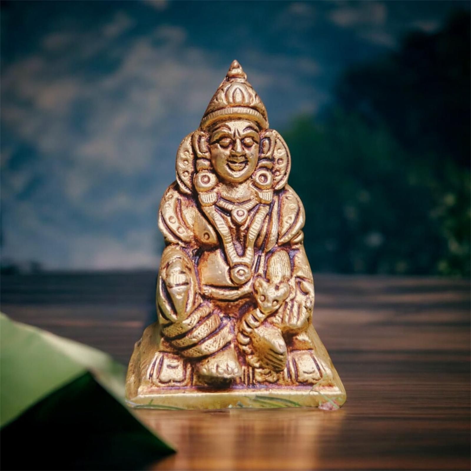 Kubera — Brass Idol of the Lord of Wealth