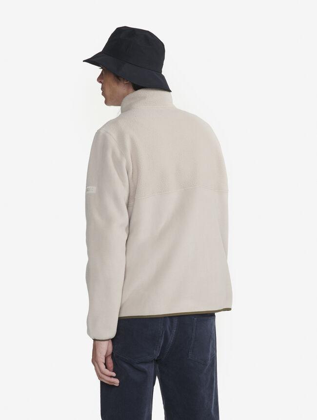 Polaire bi-matière sherpa Polartec® avec fermeture éclair