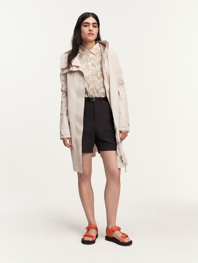  Parka longue imperméable à capuche MTD® pour femme 