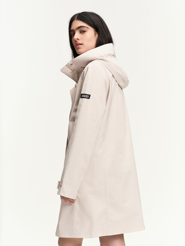  Parka longue imperméable à capuche MTD® pour femme 