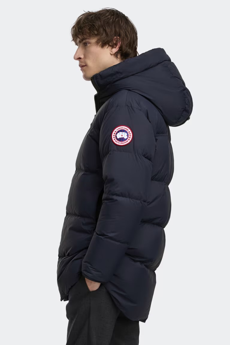 Manteau long matelassé noir Canada gosse 