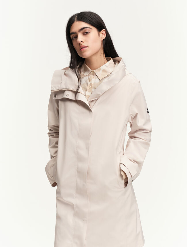  Parka longue imperméable à capuche MTD® pour femme 