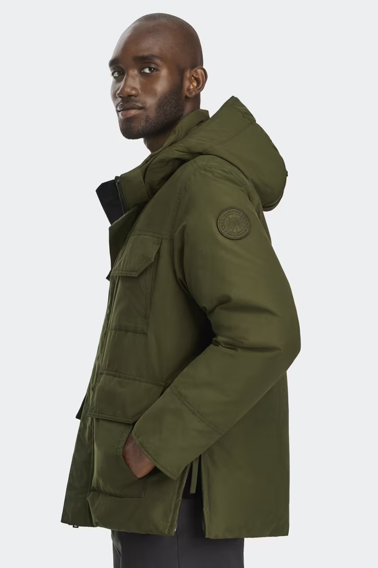 Parka d'hiver verte à capuche Canada Gosse 