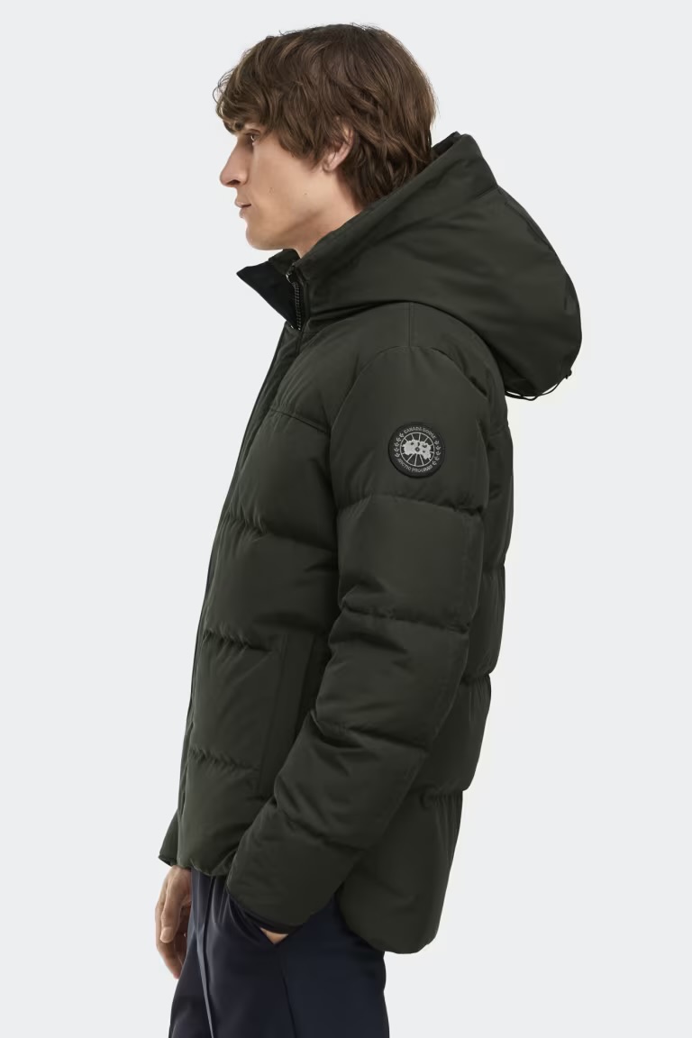 Doudoune verte homme Canada gosse 