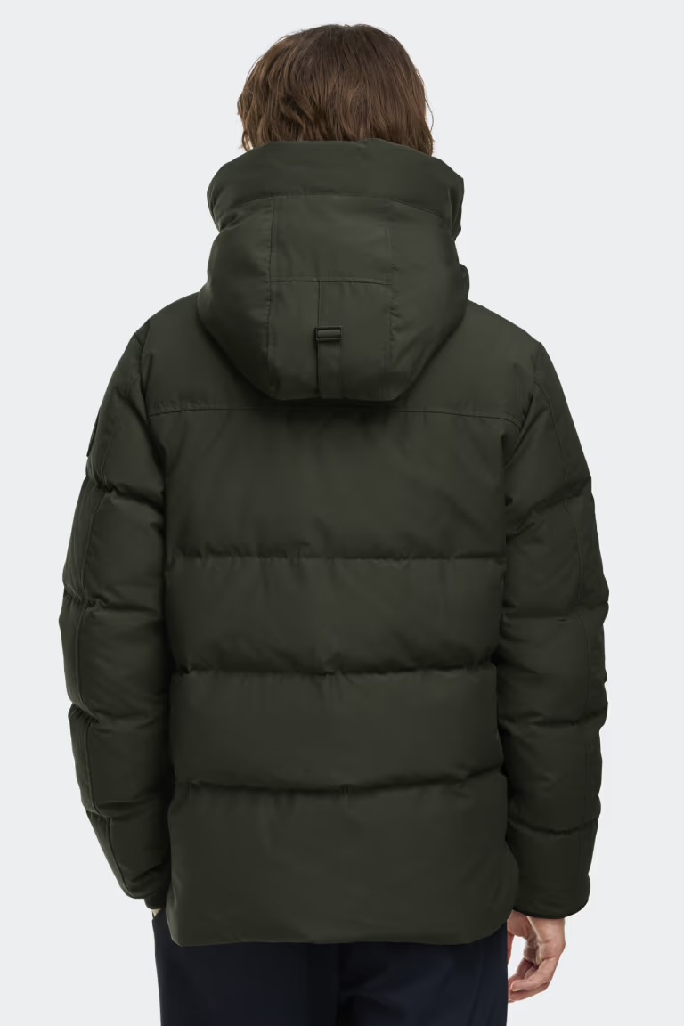 Doudoune verte homme Canada gosse 