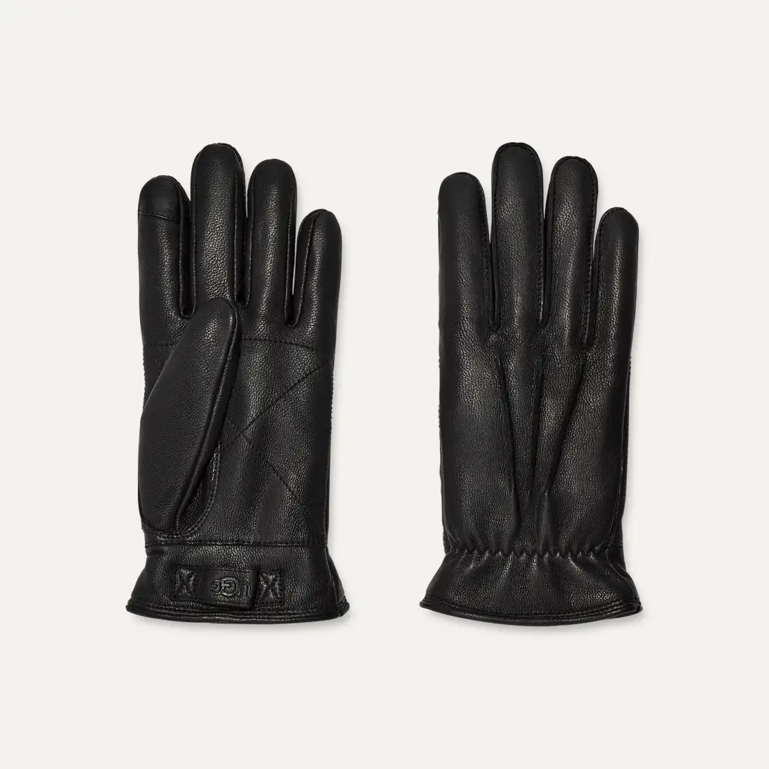 Gants en cuir noir UGG 