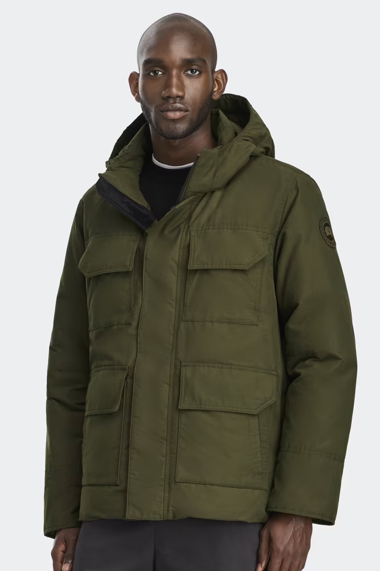 Parka d'hiver verte à capuche Canada Gosse