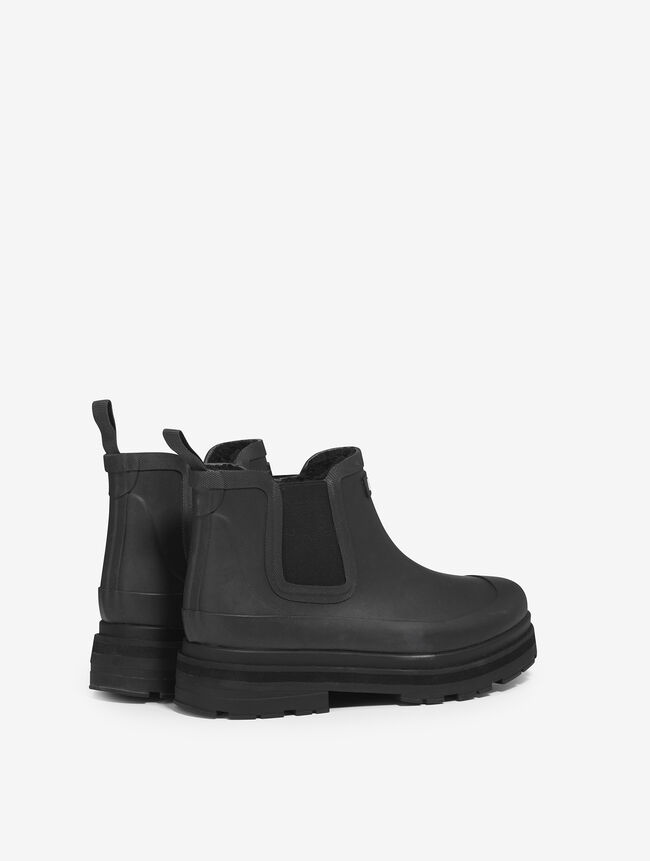 La bottine de pluie fourrée hybride, pour un style à toute épreuve