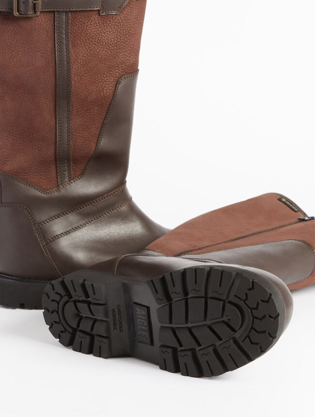 La botte d'expert pour les longues marches : cuir, Gore-Tex et fourrée