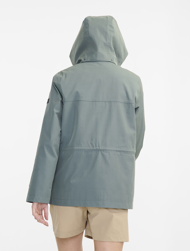 Parka mi-longue MTD avec capuche et taille ajustable pour femme de chez Aigle 