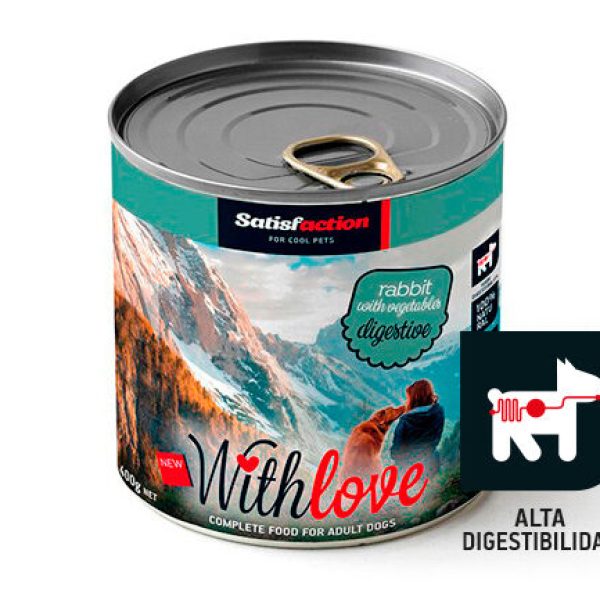 Conejo con verduras 100% NATURAL