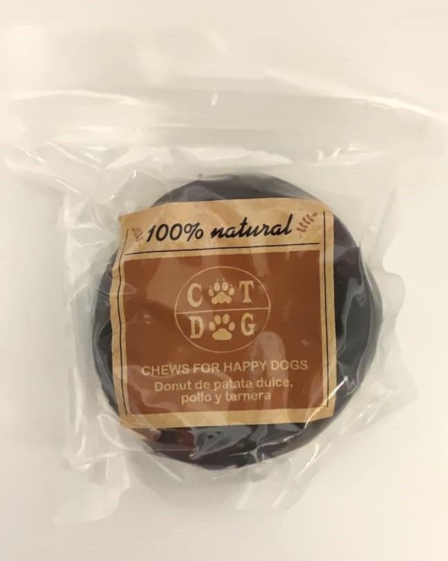 Donut de patata dulce, pollo y ternera 12cm