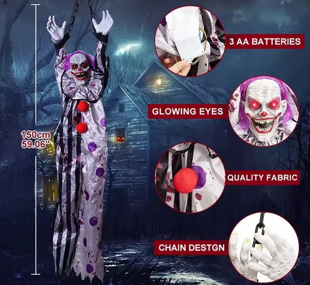 🎃 Halloween Decorations Ghost Clown 🎃