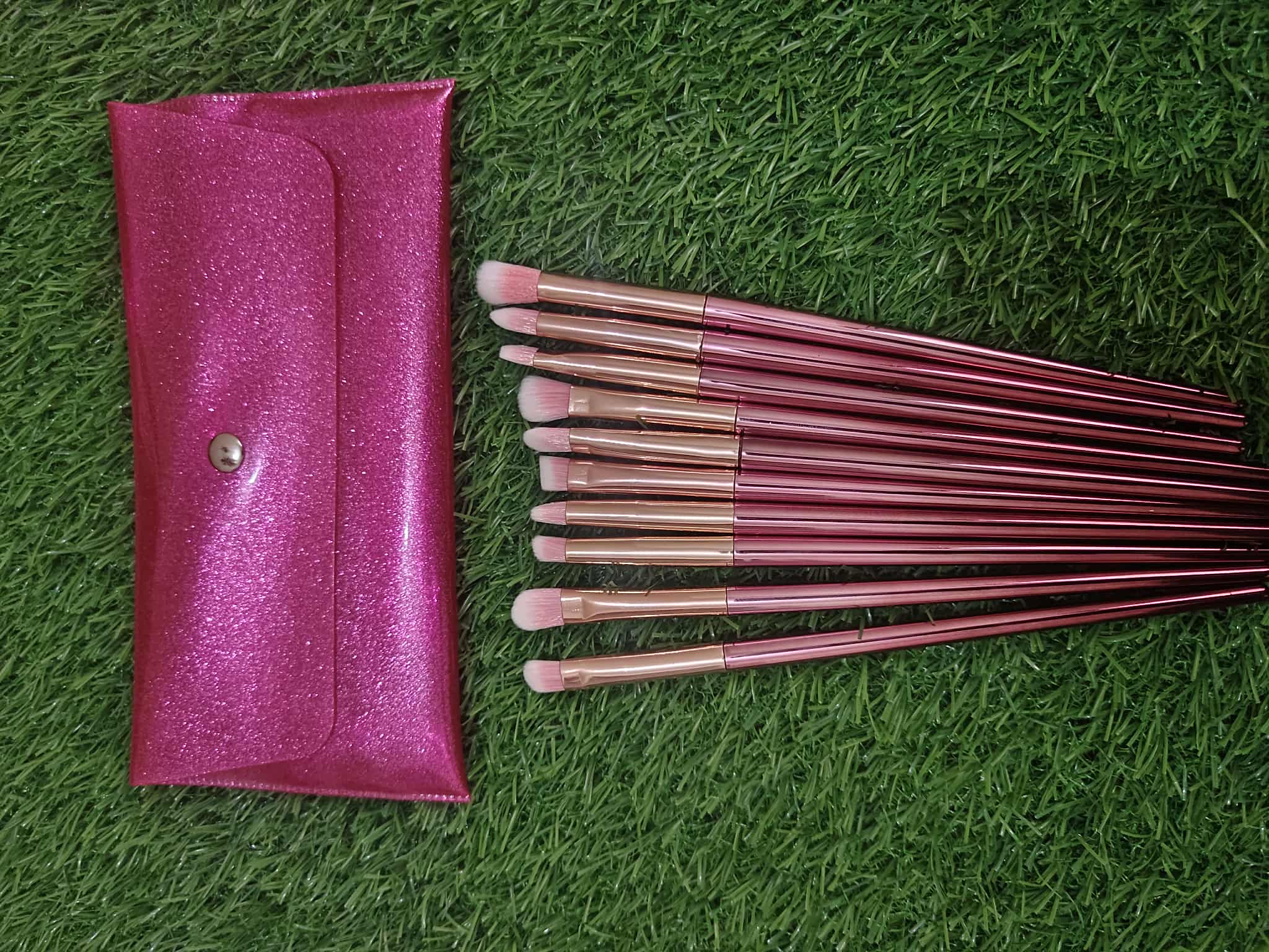 Pink Makeup Brush Set