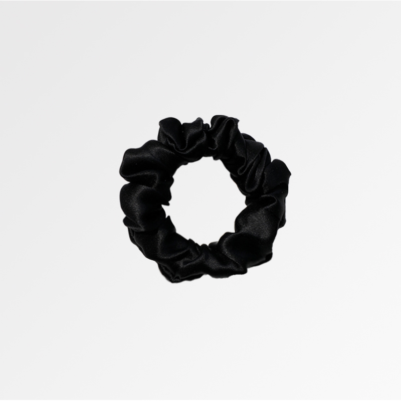 Black Midi scrunchies 1pc, 3.5cm