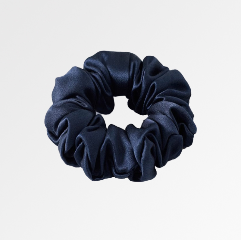 Navy Large scrunchies 1pc, 6cm