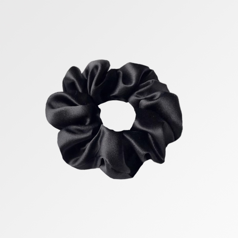 Black Regular scrunchies 1pc, 4cm