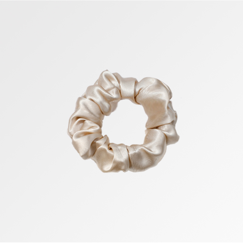 Ivory Midi scrunchies 1pc, 3.5cm