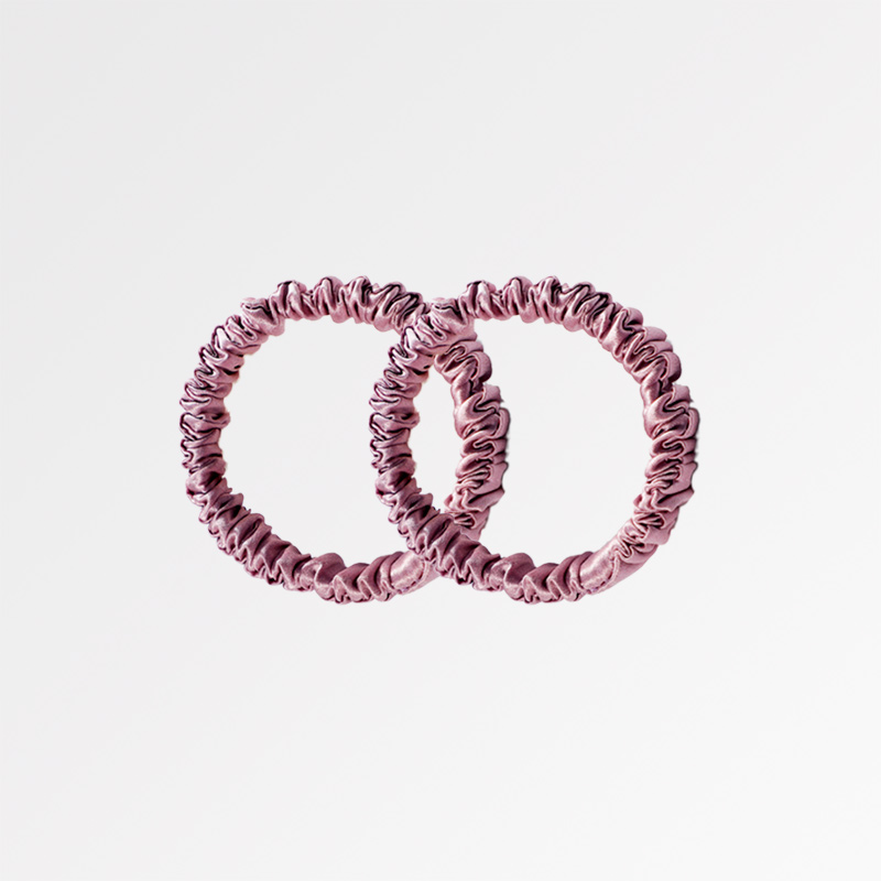 Lotus skinny scrunchies 2pc set