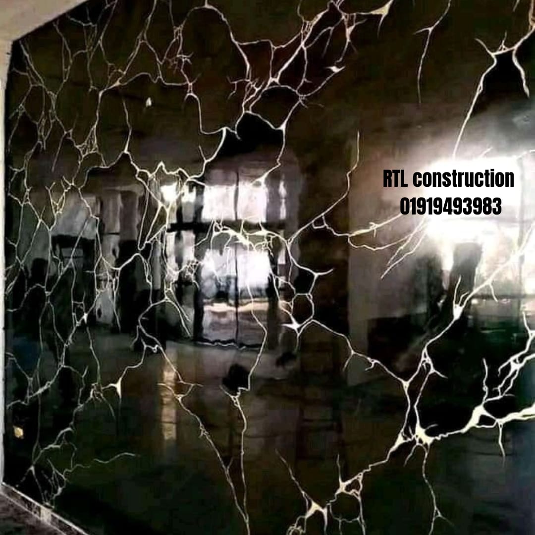 Black Marble Wall Panel