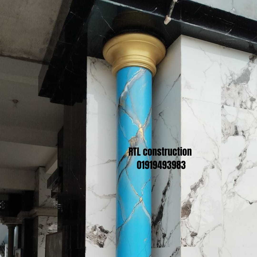 Decorative painting Marble Pillar