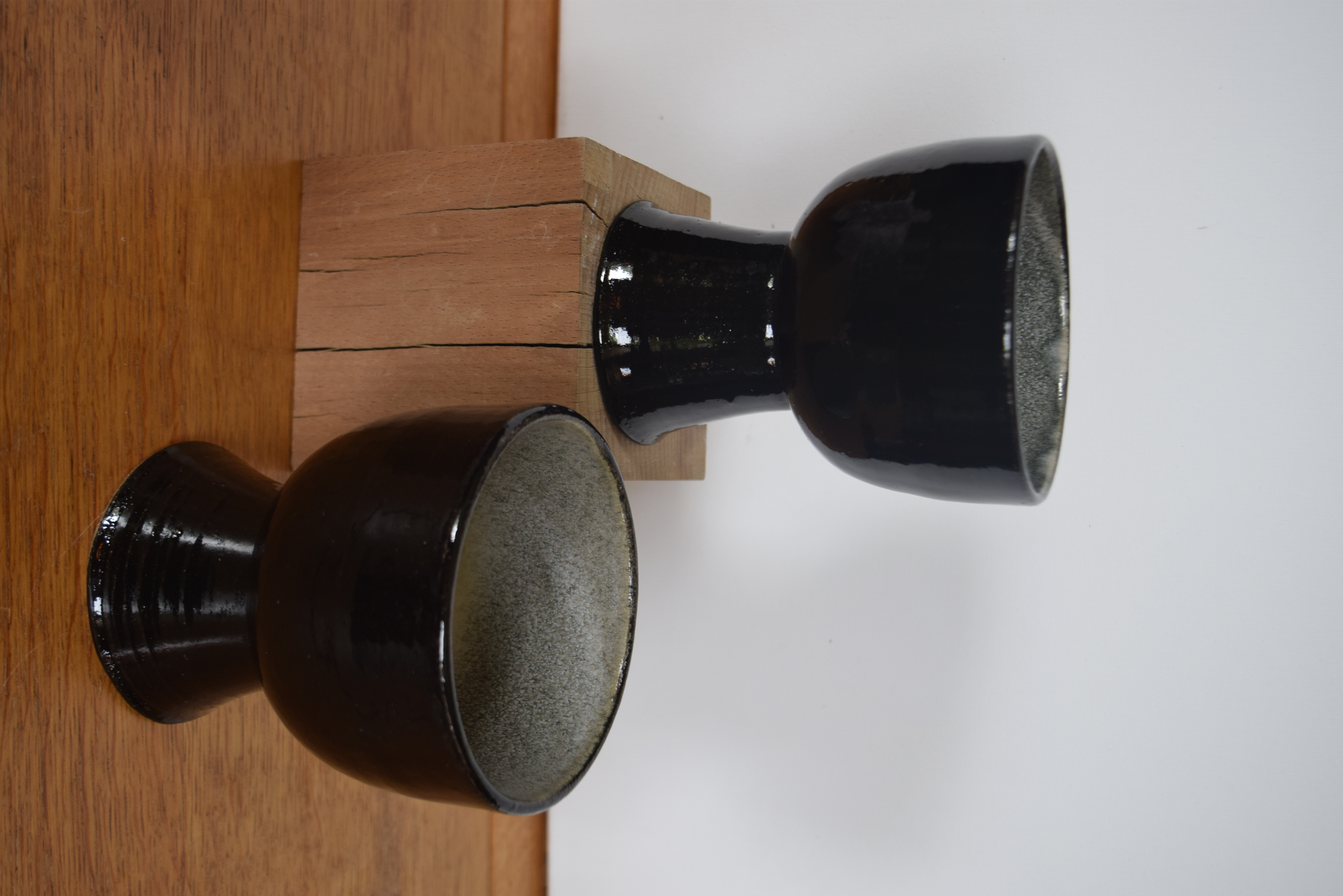 Chope en céramique noire