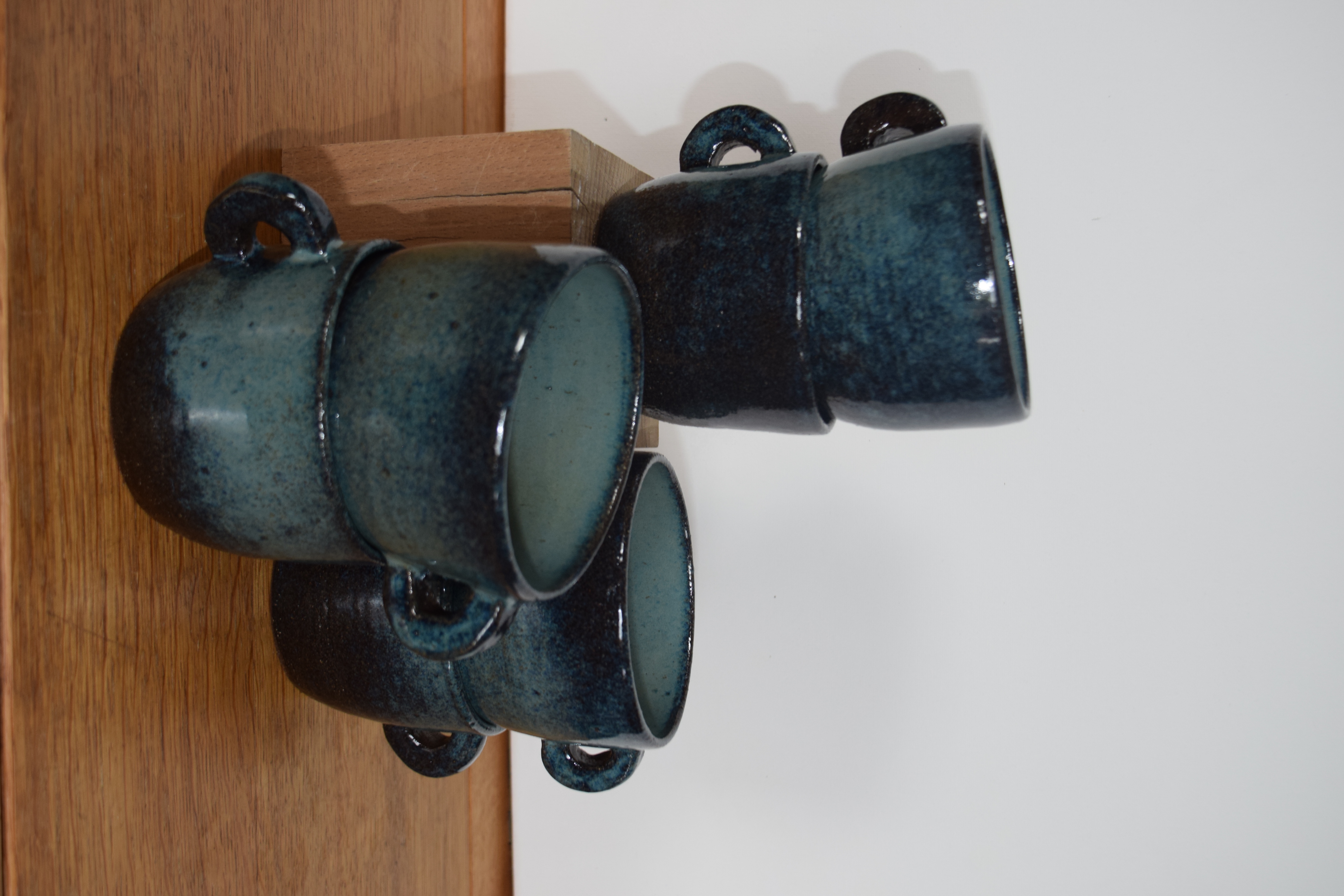 Tasse en céramique bleu vert