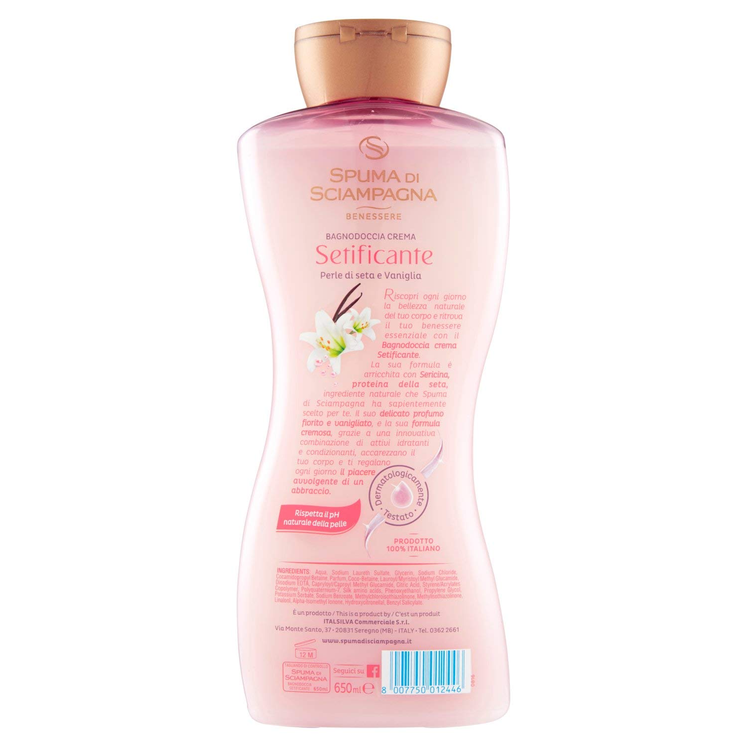 Spuma di Sciampagna dušo gelis