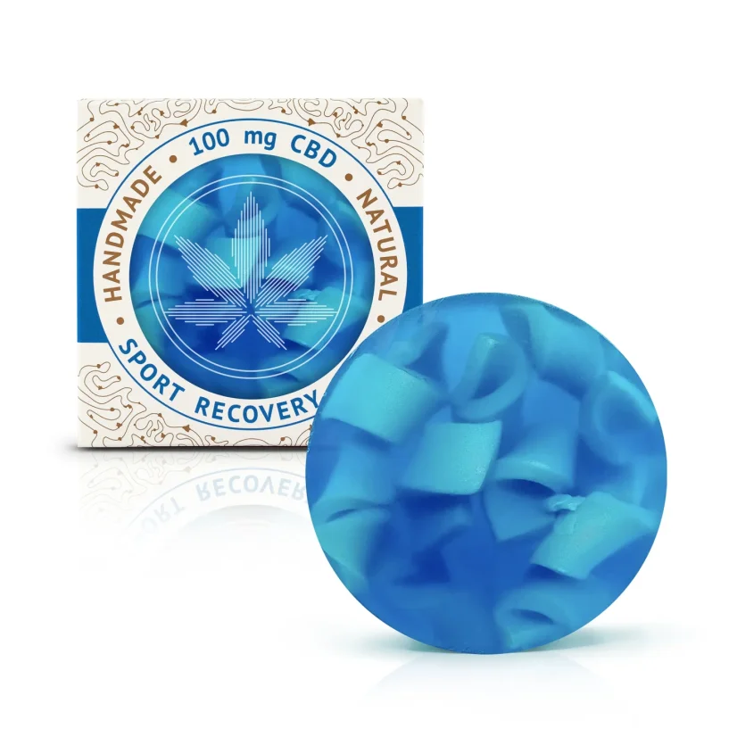 Rankų darbo muilas „Sport Recovery CBD“