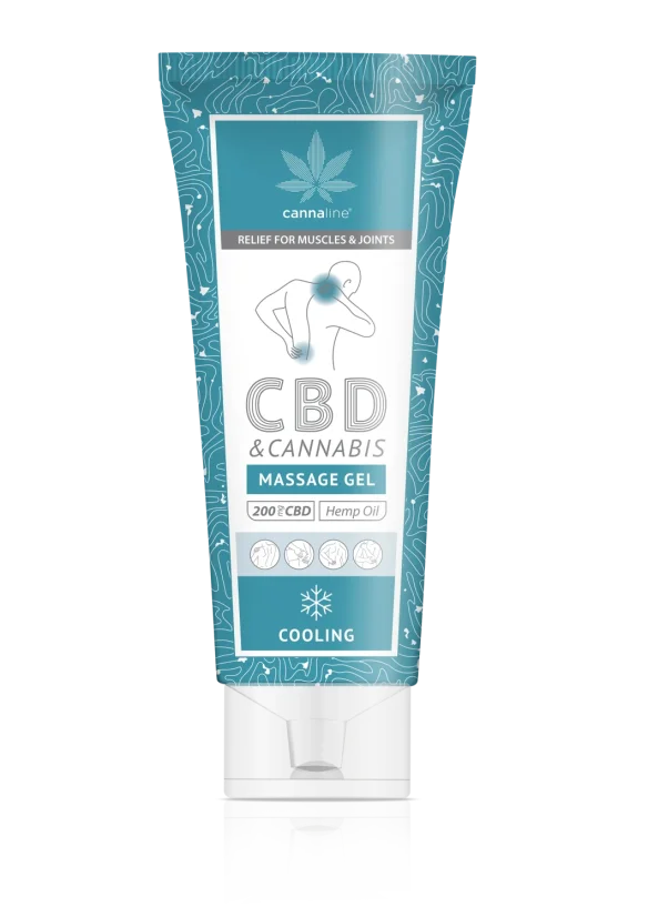 CBD ir kanapių masažo gelis