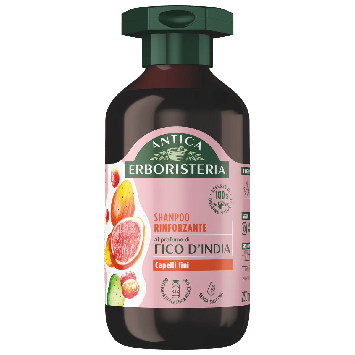 Antica Erboristeria šampūnas su Figavaises kaktuso opuncija
