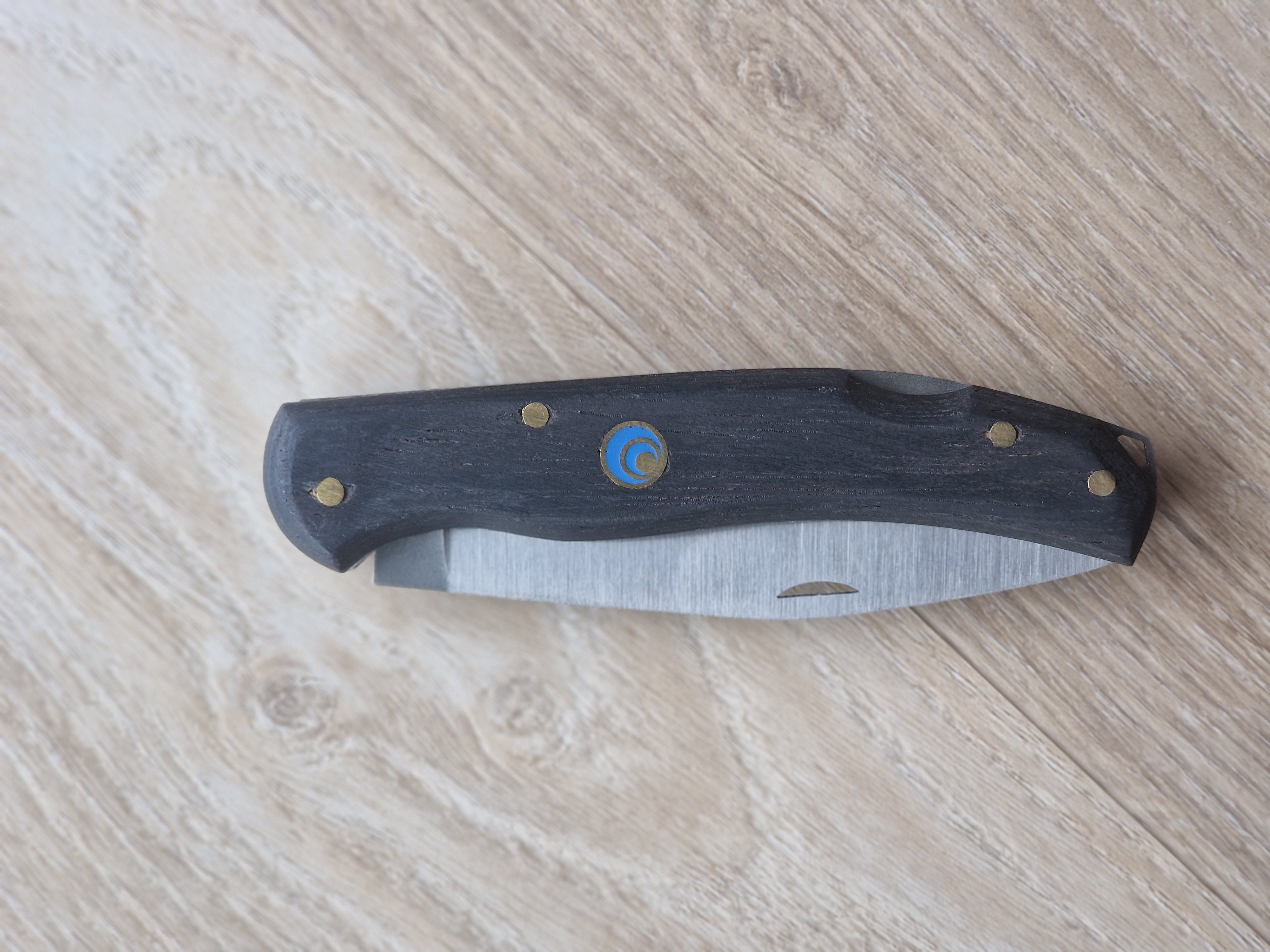 Handmade Pocket Knife with 4116 Steel & Handmade Sheath (20 cm)