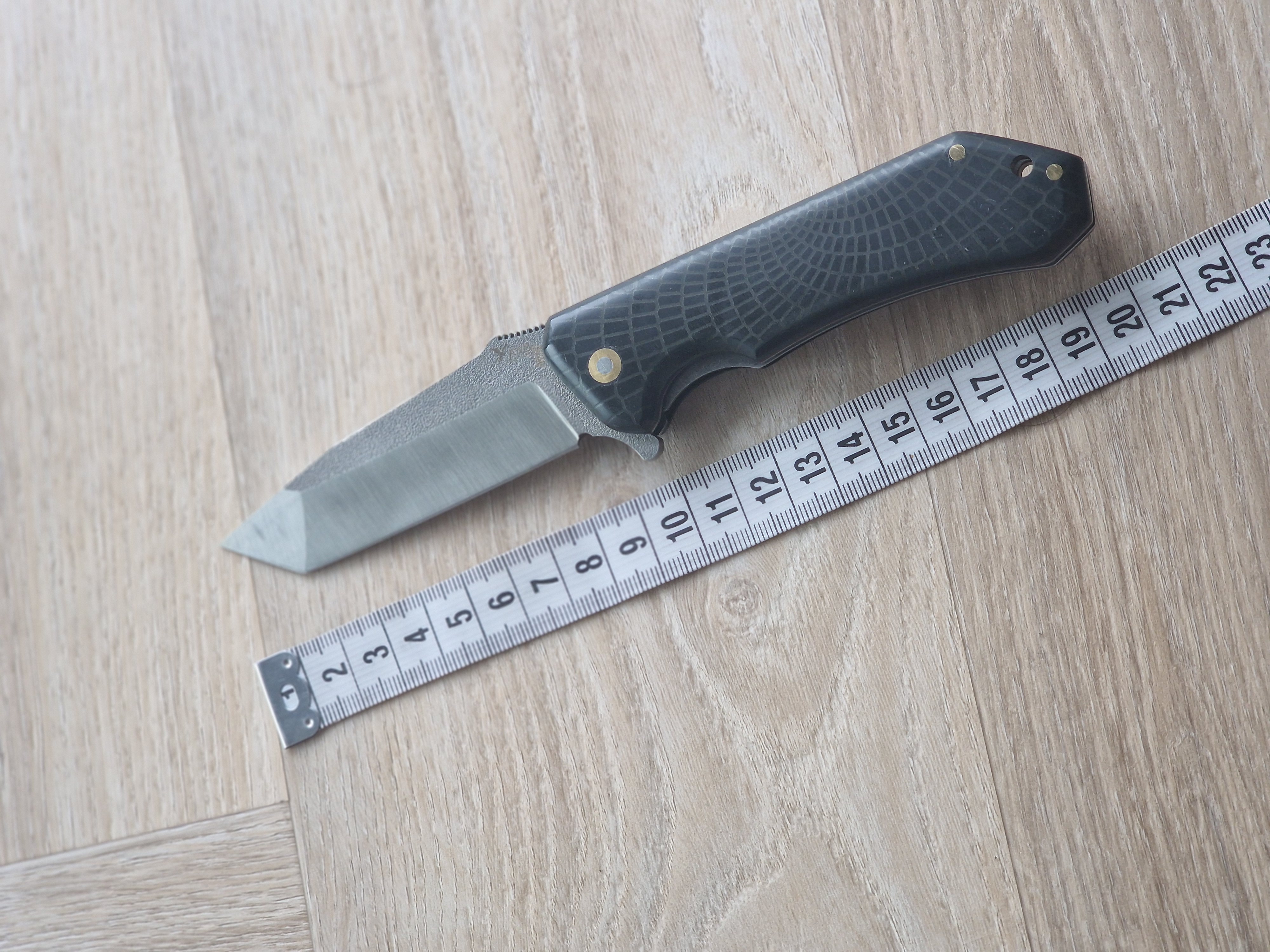 Böhler N690 EDC Pocket Knife with Green Composite Handle (20 cm)