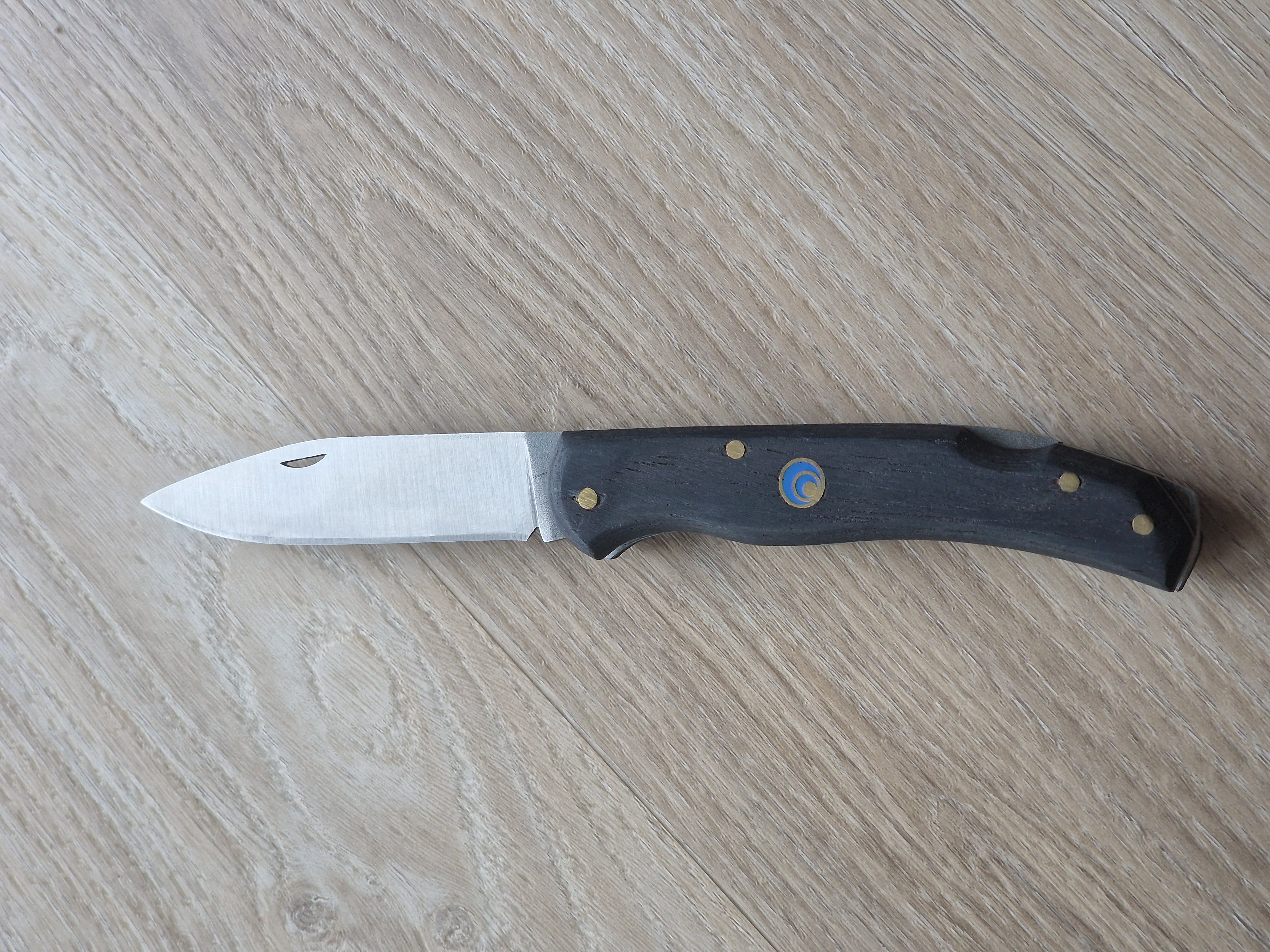 Handmade Pocket Knife with 4116 Steel & Handmade Sheath (20 cm)