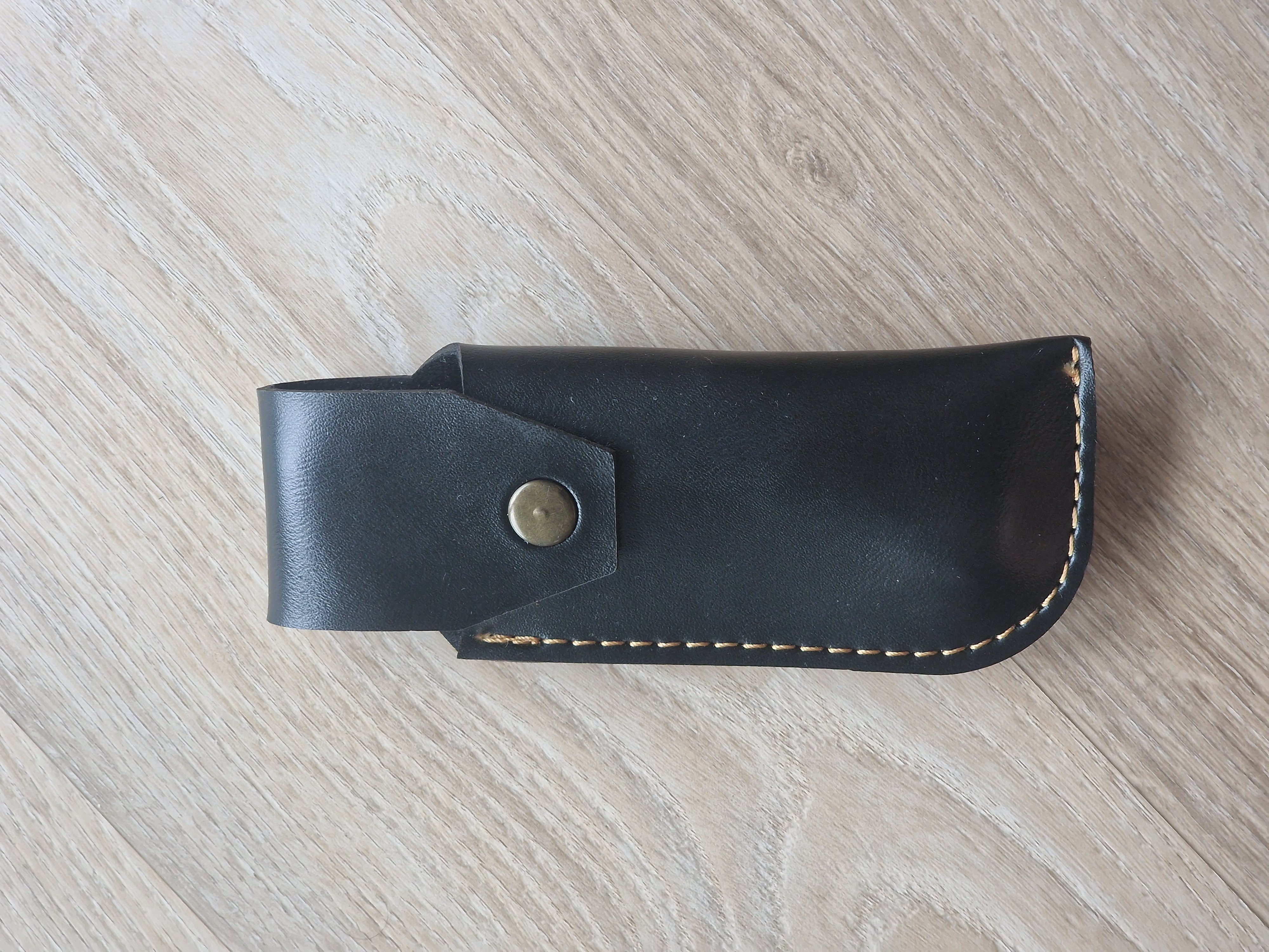 Handmade Tanto Pocket Knife with N690 Steel & Composite Handle (21 cm)