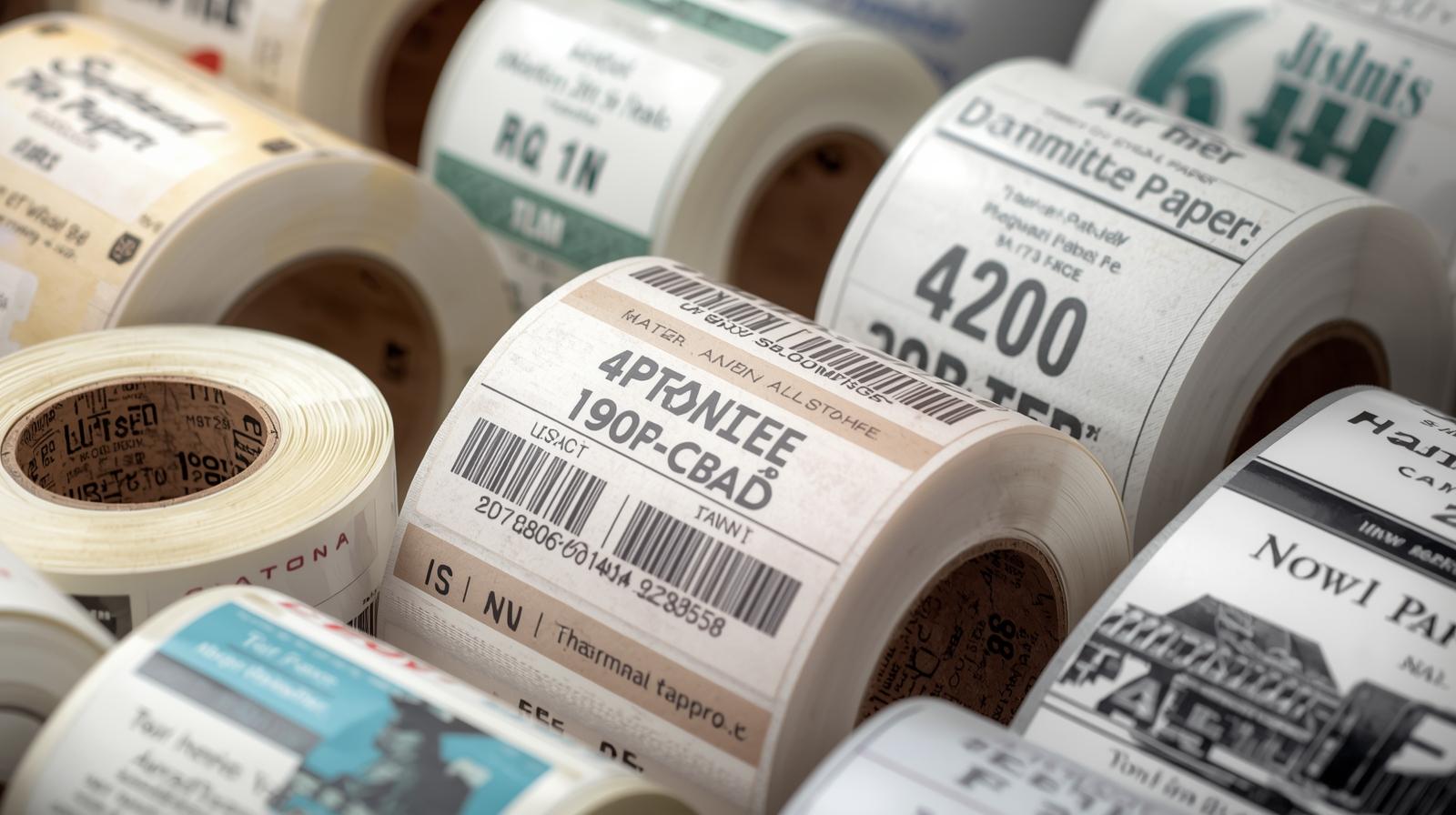 Thermal Paper Self-Adhesive Label Rolls | Direct Printing Solution