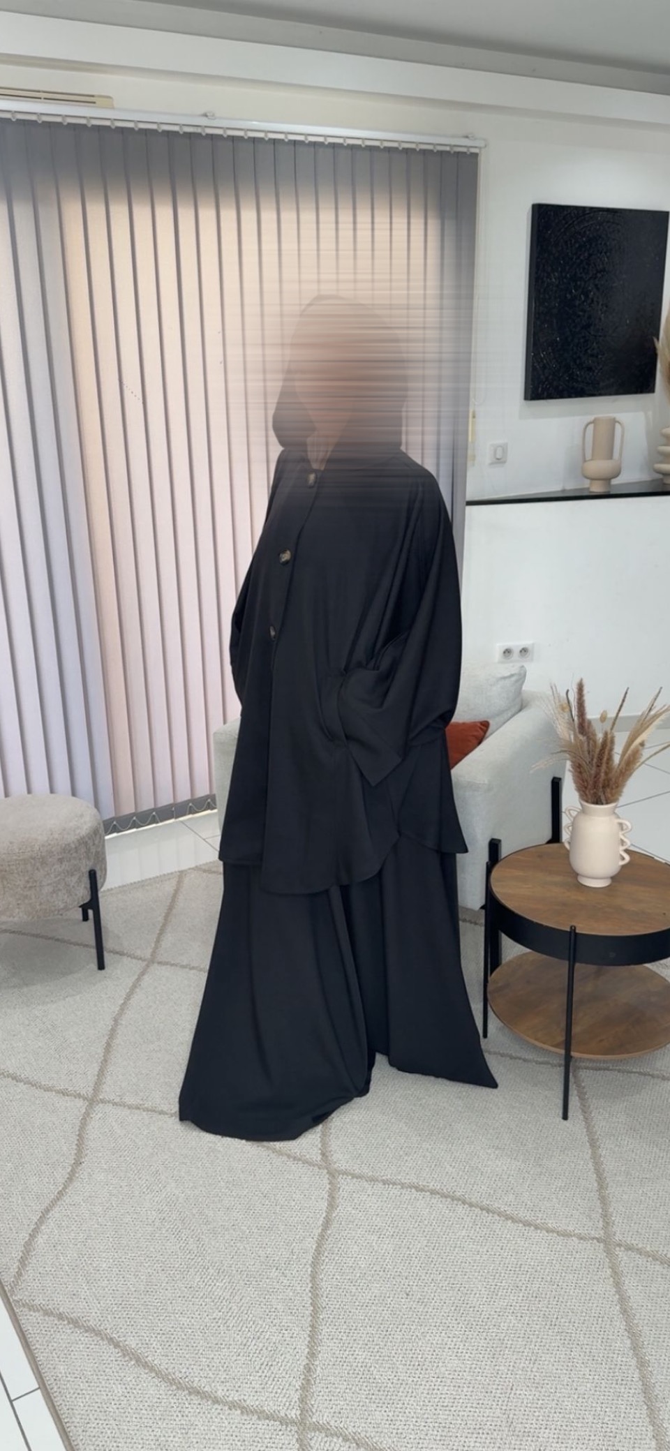 Ensemble jupe & cape à capuche