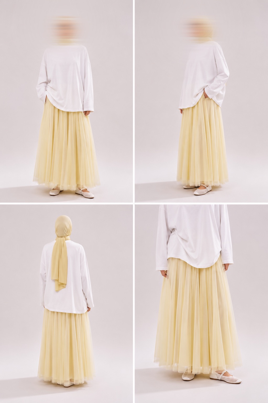 Jupe Tulle - Jaune 