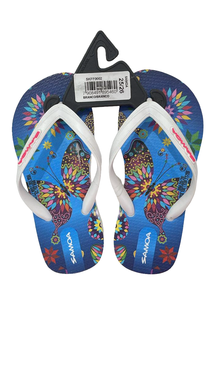 Chinelo colorido Samoa