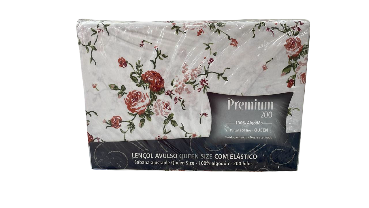 Lençol avulso queen c/ elastico 
