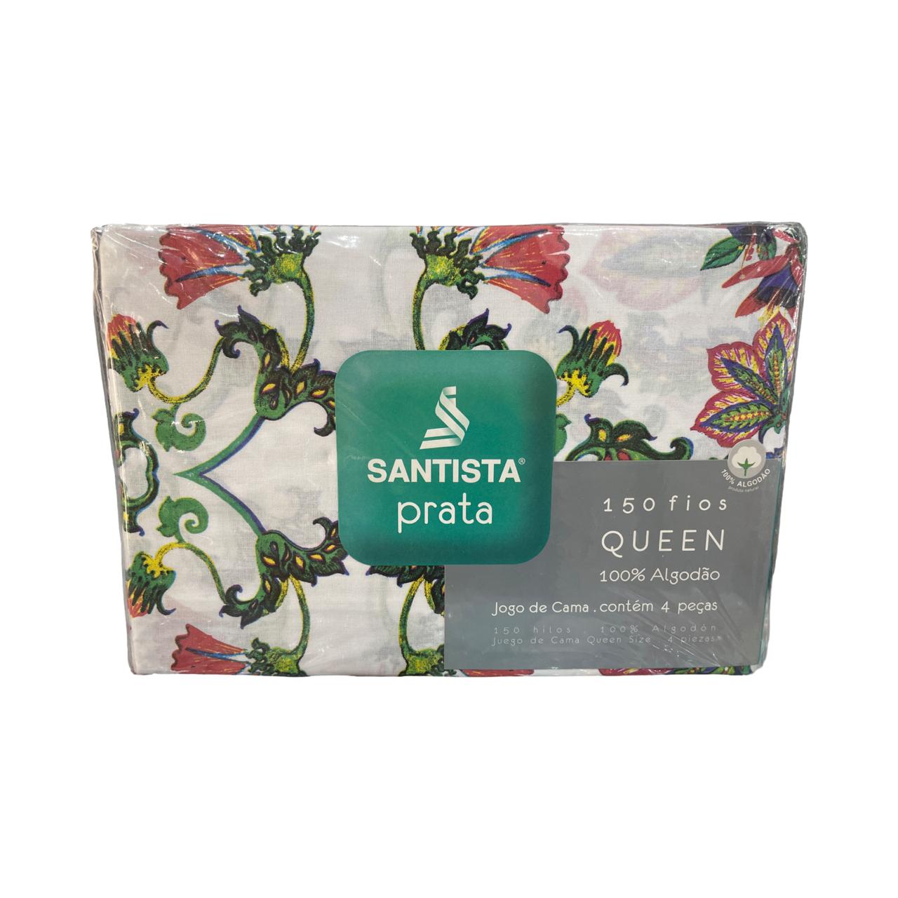 jogo de cama QUEEN - santista 