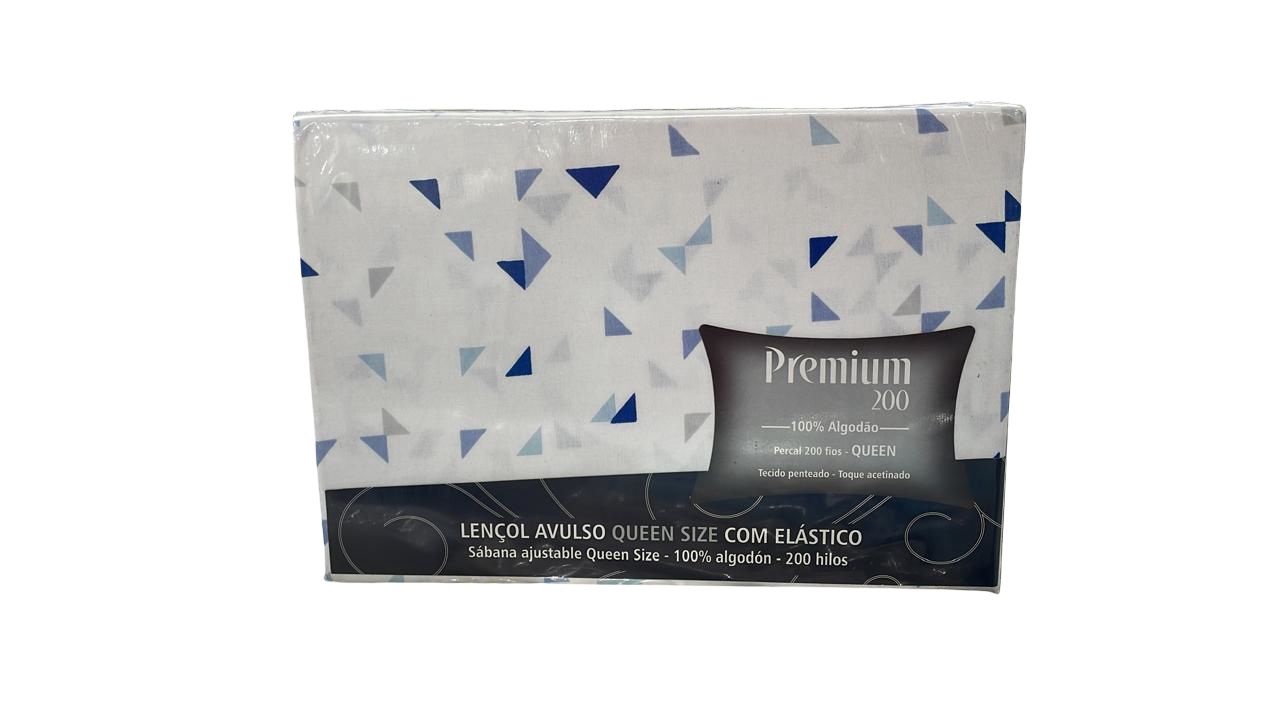 Lencol avulso queen c/ elástico 