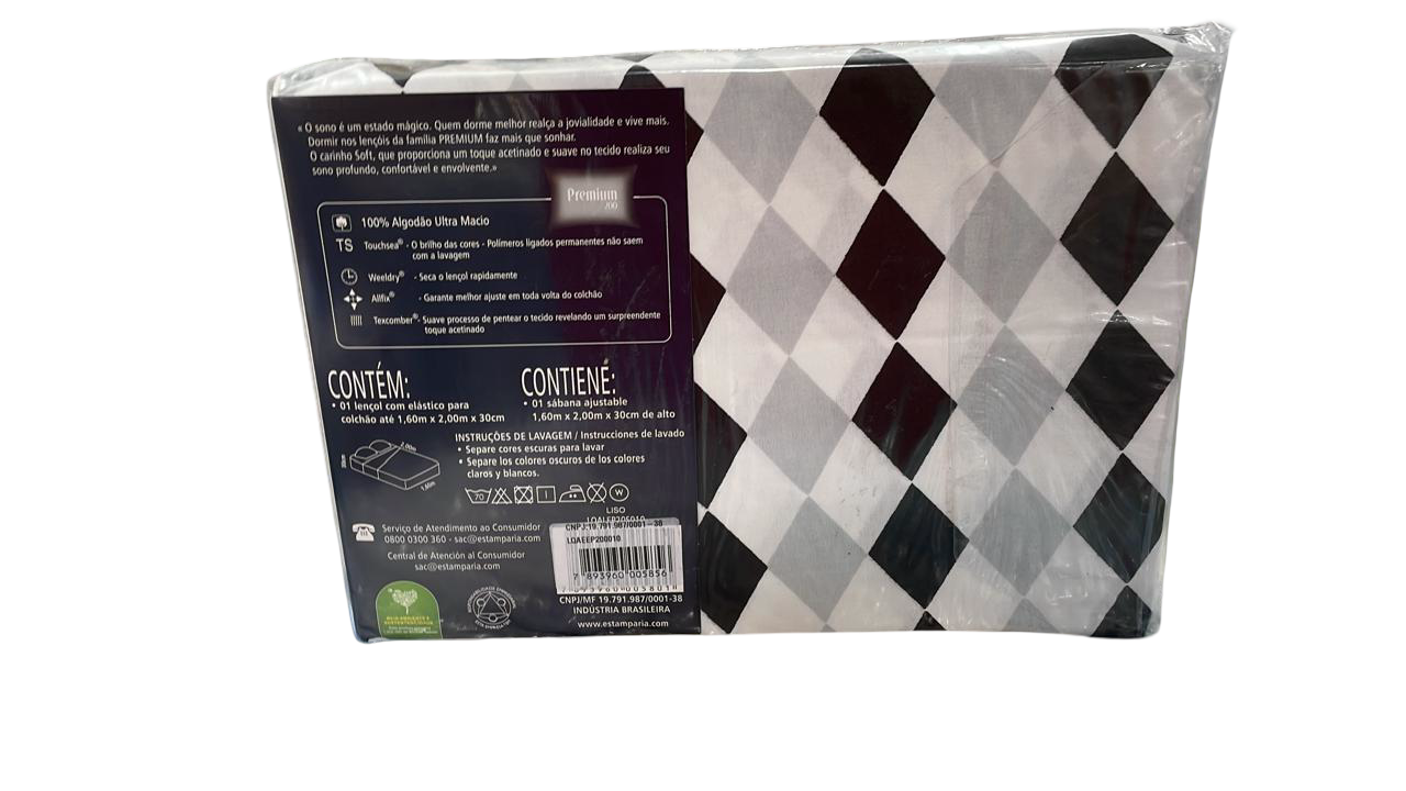 Lençol avulso queen c/ elastico 