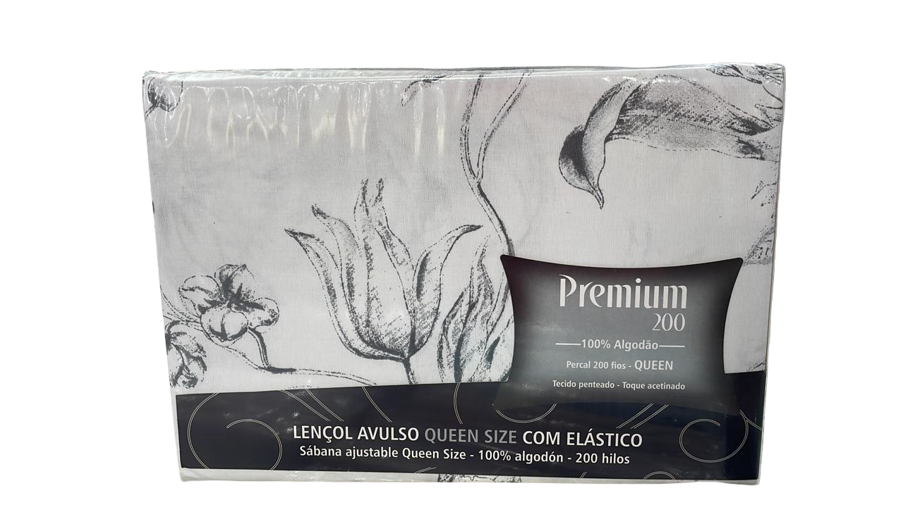 Lençol avulso queen c/ elastico 