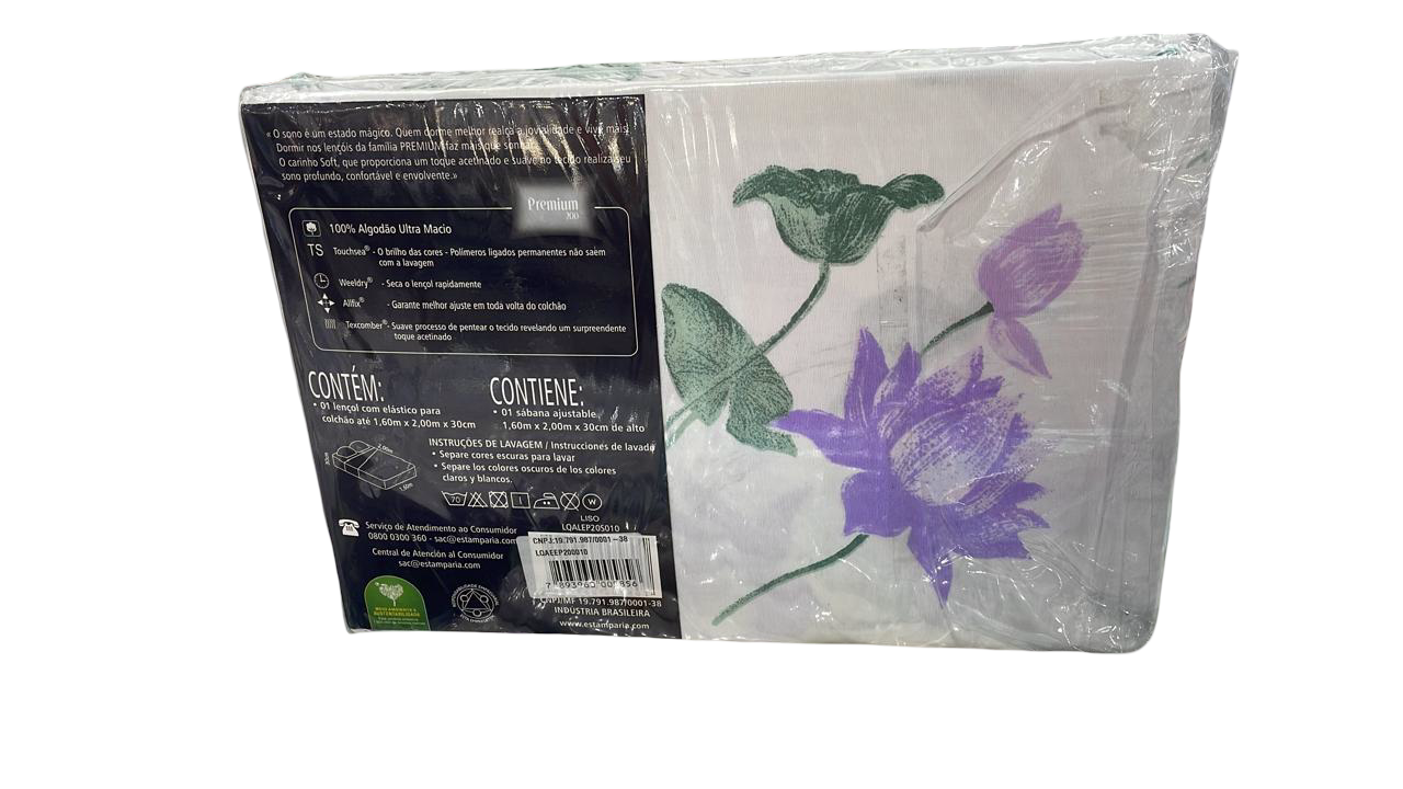 Lencol avulso queen c/ elastico 