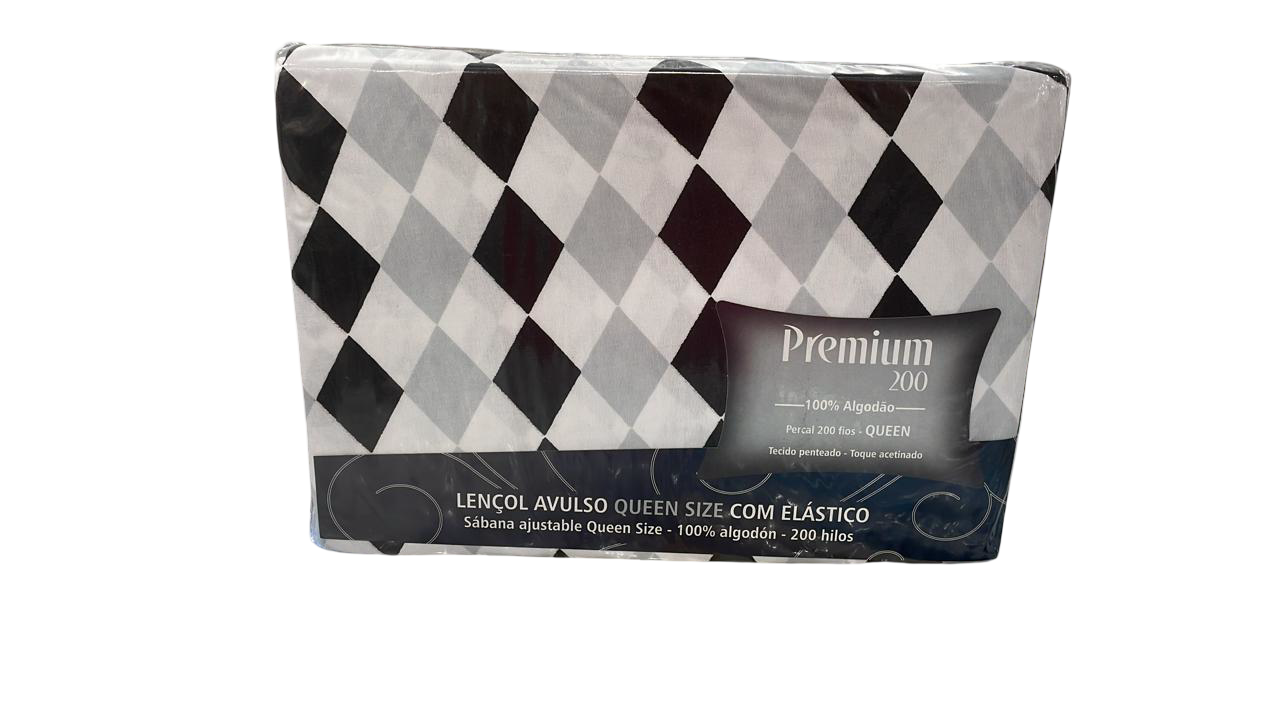 Lençol avulso queen c/ elastico 